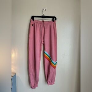 COPY - Aviator nation pink sweatpants 🩷🌈